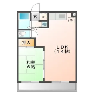 ルートレジデンス高野本郷【3階】の間取り