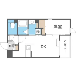 リアンレガーロ南本町【3階】の間取り