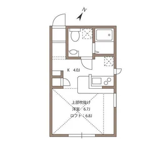 プリマ シエル 藤が丘【1階】の間取り