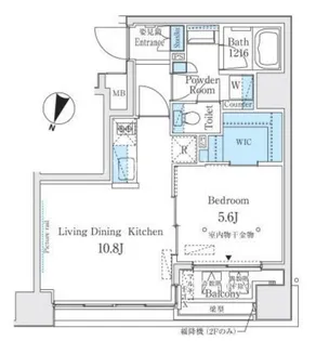 セレニティー神田【5階】の間取り