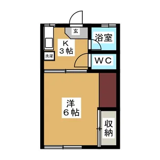 コーポ可沼【2階】の間取り