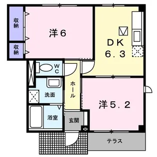 フラワーパーク【1階】の間取り