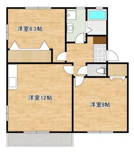 ボノスA【2階】の間取り