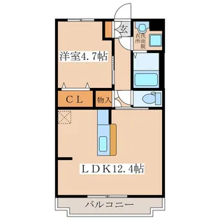 ヴェルデゾーナ寿中央【2階】の間取り