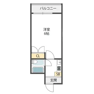 シティハイツ下新庄【1階】の間取り