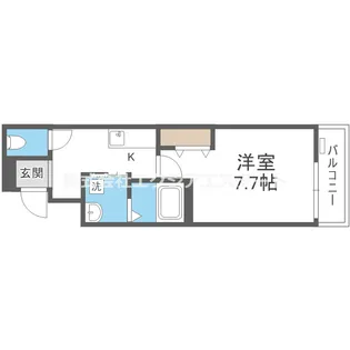 フジパレス住ノ江駅南サウス【2階】の間取り