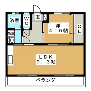 コーポ矢田橋【2階】の間取り