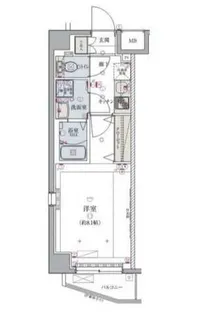 リヴシティ錦糸町五番館【3階】の間取り