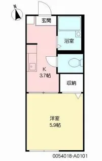 ディアスE&N【2階】の間取り