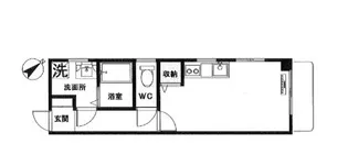 ボナール・イセザキ【6階】の間取り