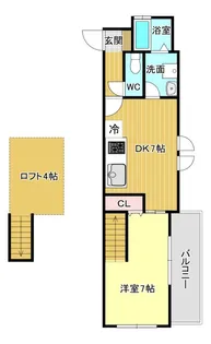 レイクビレッジIII【2階】の間取り