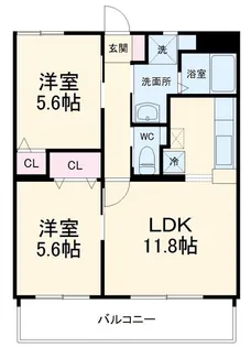 マイシャトー国府台D【3階】の間取り