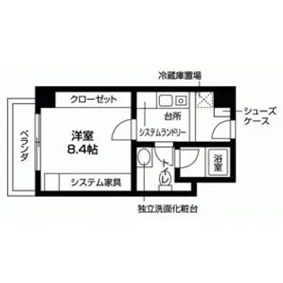 LAKELAND.M【4階】の間取り