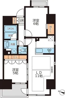 グランカーサ本駒込【3階】の間取り