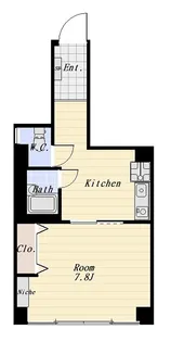 ハタノビル【2階】の間取り
