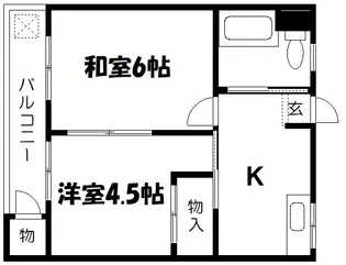 篠崎マンション【3階】の間取り