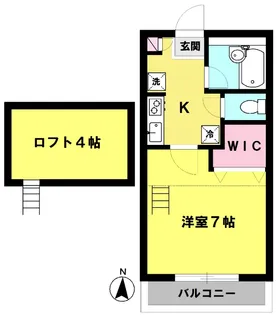 デルニエワコーI【1階】の間取り