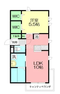 リバージュ元町I【2階】の間取り