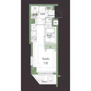 HF明大前レジデンス【3階】の間取り