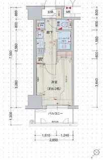 プレサンス新栄リミックス【3階】の間取り