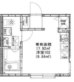 SOUTH LAGOON庚台A棟【2階】の間取り