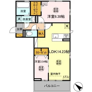 Sora【2階】の間取り
