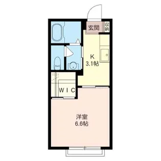 【シャーメゾン】バリュージュ希B【1階】の間取り