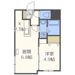 レグルス手稲【2階】の間取り