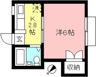 エステートピア静和【1階】の間取り