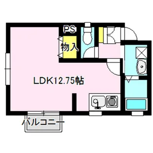 セルシオハイツII【1階】の間取り