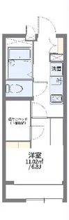 レオパレス一水【1階】の間取り