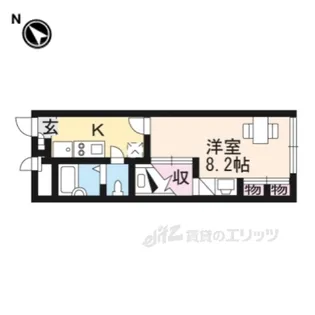 レオパレスクレール藤が尾1【2階】の間取り