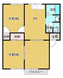 メゾン・エスプラネード【2階】の間取り