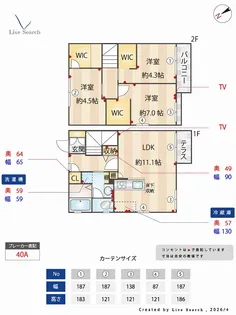 ビューテラスの間取り