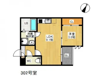 Regalest Lotus I【3階】の間取り