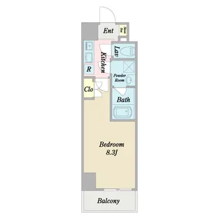 DeLCCS TOKYO BAY【4階】の間取り