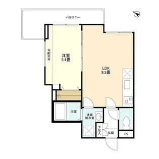 ウェルスクエア下丸子SOUTH【3階】の間取り