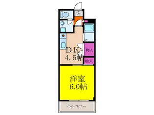 アティ-ズ安威【4階】の間取り