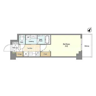 アソシエール大倉山【2階】の間取り