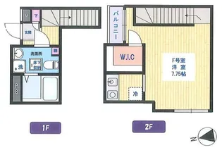 蓼科荘【2階】の間取り