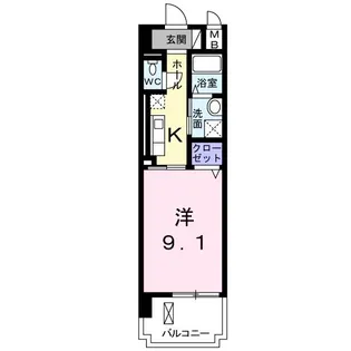 いろは大翔舘【5階】の間取り