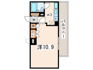 プラス西横浜【5階】の間取り
