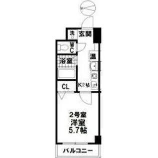 プレミアム本町【6階】の間取り