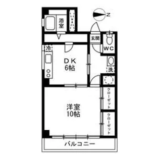 belk内灘【2階】の間取り
