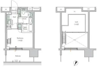 ONE ROOF RESIDENCE TAMACHI【2階】の間取り