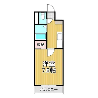 グレイス表町【4階】の間取り