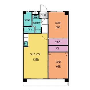 第二村井マンション【3階】の間取り
