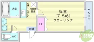 シュマンヴェール【2階】の間取り