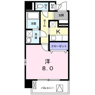 ヴェルデ鳴海【3階】の間取り