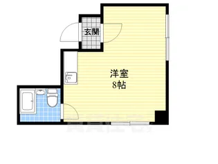 大宝北天満ロイヤルハイツ【2階】の間取り